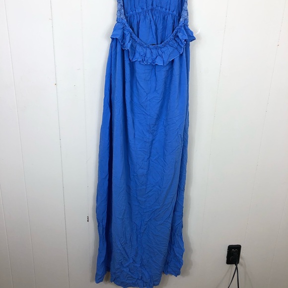 Regalinas Flower Crochet Halter Maxi Dress Sz XS - Picture 8 of 14